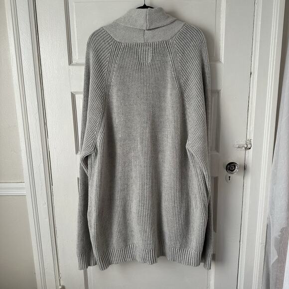 XRay Mens Button Front Cardigan Sweater Collared 6XL Gray Knit Classic NWOT - Picture 5 of 17